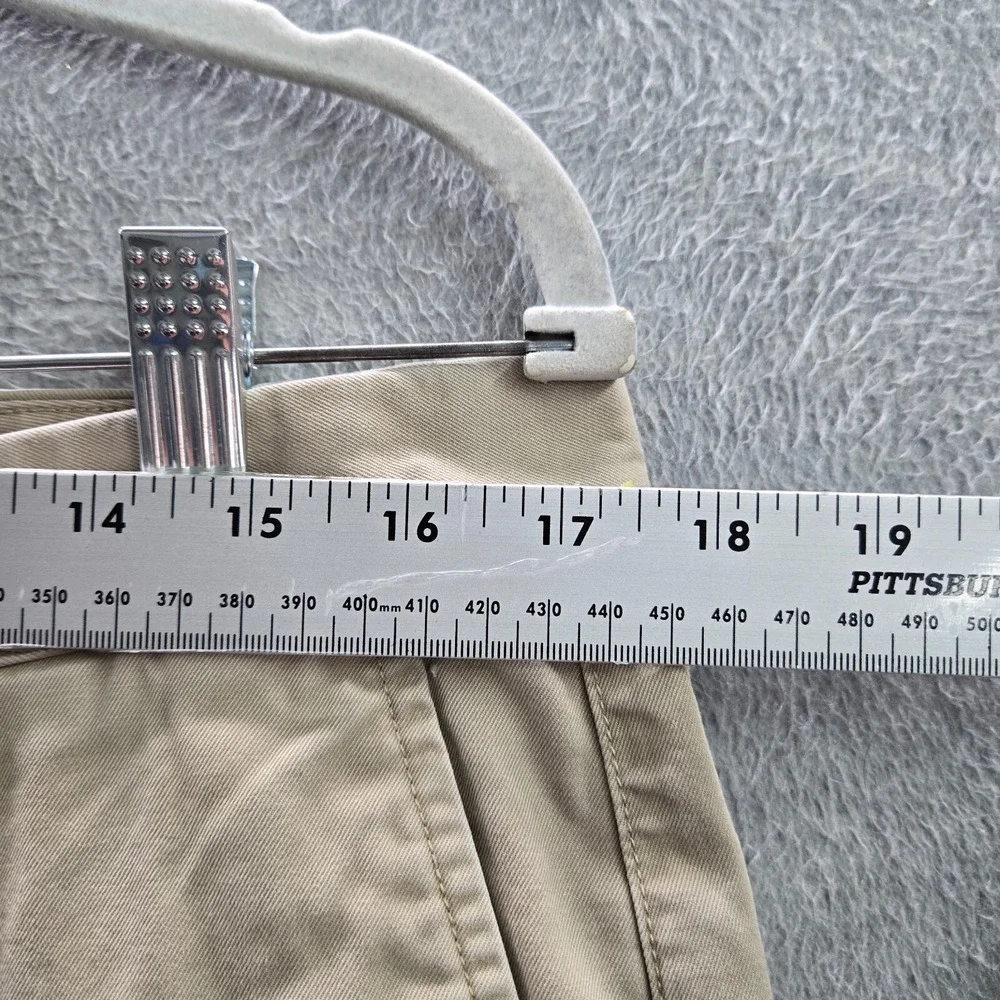 Bonobos Men Pants 34x34 Beige Straight‎ Pockets Flat Front Mid Rise Cotton